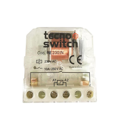 Relè interruttore impulsi elettromeccanico con circuito bobina separata 1 contatto 1no 230V 10A - enzoled