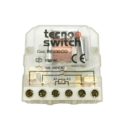 Relè interruttore impulsi elettromeccanico con circuito bobina separata 2 contatto 1no 230V 10A - enzoled