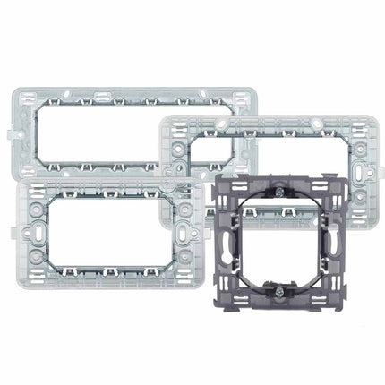 Supporto modulo per placche 2 3 4 e 7 posti compatibile con matix cassetta 503 scatola per placchette interruttori - enzoled
