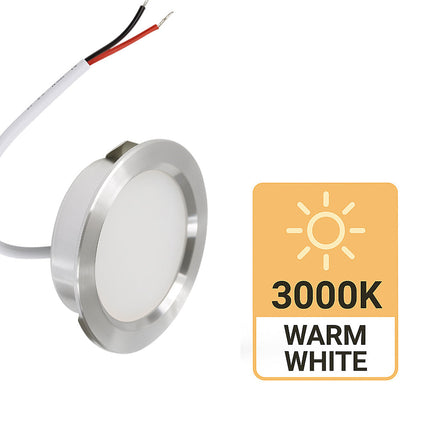 Faretto incasso 3W x cappa mensola armadio luce fredda calda naturale enzoled