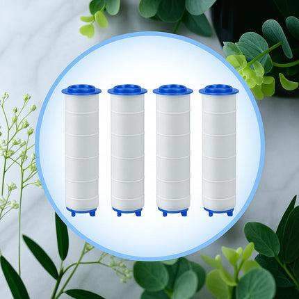 Soffione doccia con filtro anticalcare 3 getti d'acqua tasto ON/OFF enzoled