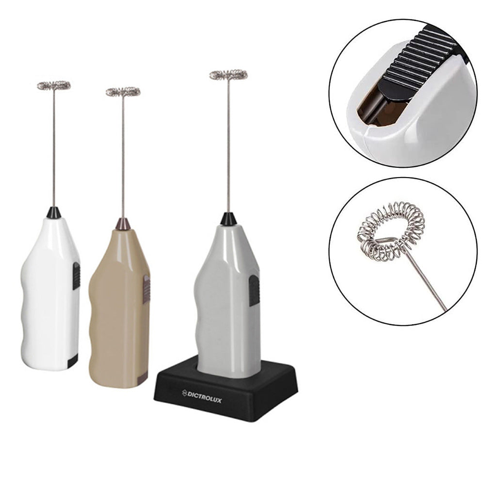 Frullino montalatte elettrico a immersione schiumalatte cappuccinatore per latte caffè cioccolato schiumato cappuccino - enzoled