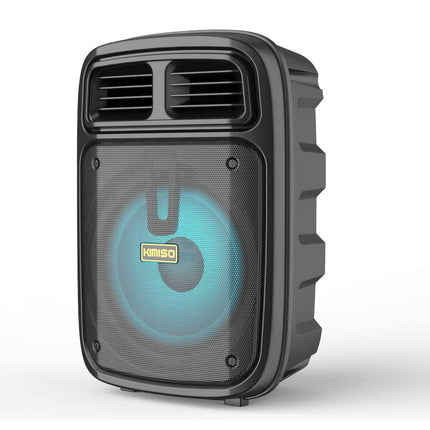 Cassa Karaoke bluetooth ricaricabile con microfono speaker con luci radio FM ingresso aux usb tg - enzoled