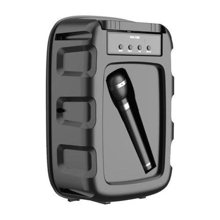 Cassa Karaoke bluetooth ricaricabile con microfono speaker con luci radio FM ingresso aux usb tg - enzoled