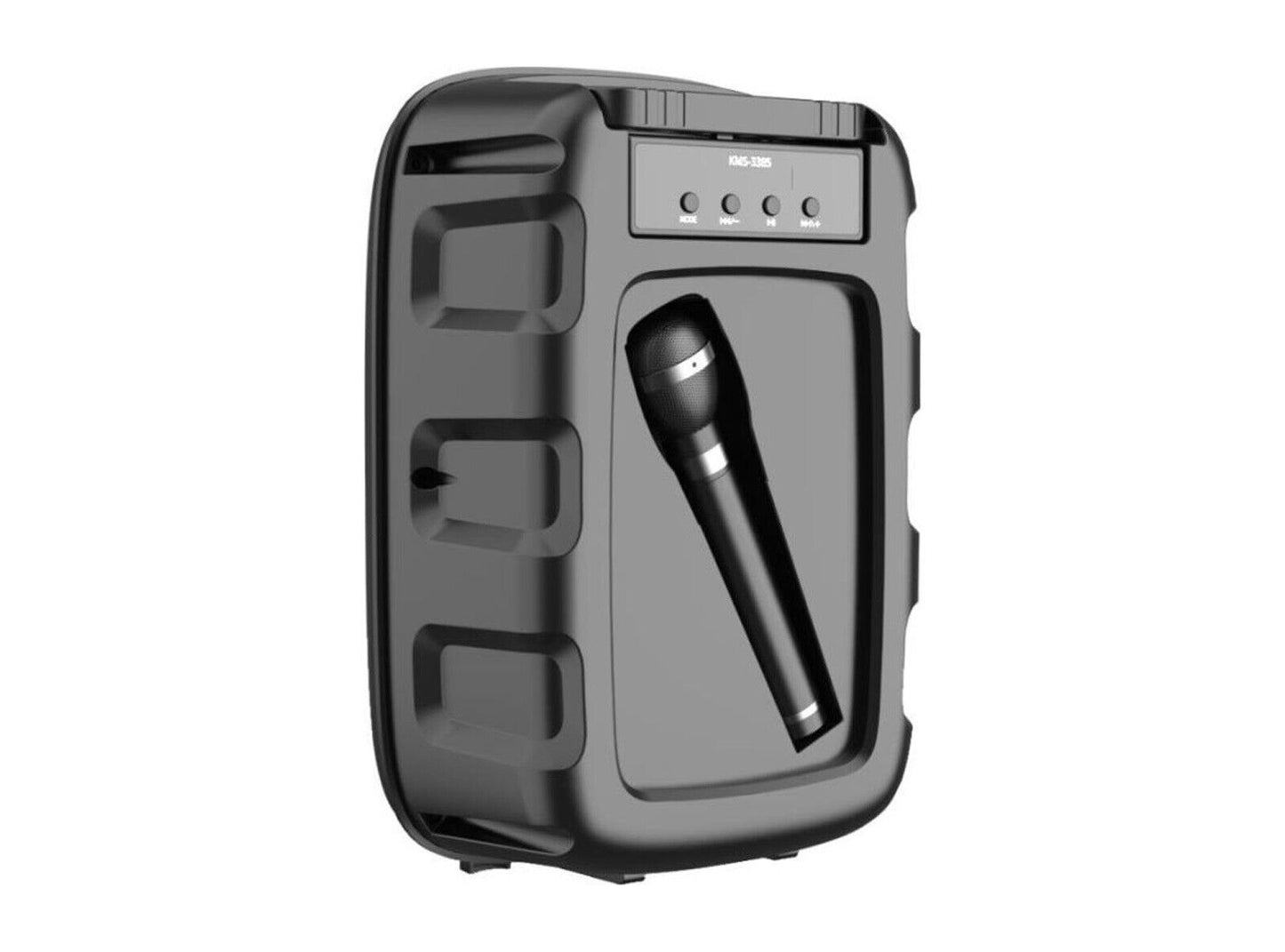 Cassa Karaoke bluetooth ricaricabile con microfono speaker con luci radio FM ingresso aux usb tg - enzoled