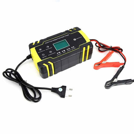 Caricatore a impulsi di riparazione per auto moto caricabatteria 12 e 6 volt con display - enzoled