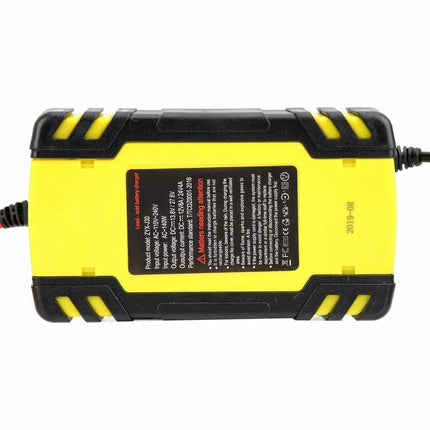 Caricatore a impulsi di riparazione per auto moto caricabatteria 12 e 6 volt con display - enzoled