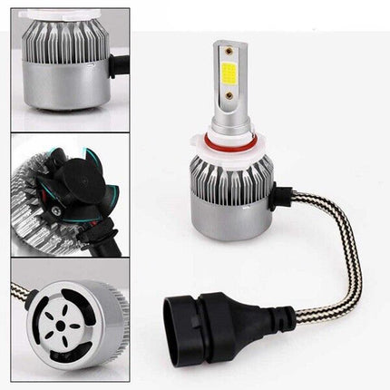 Lampadine led cob fari per auto H11 luce bianca fredda 6000k 12 volt 24 volt luce 360°coppia lampade di ricambio - enzoled