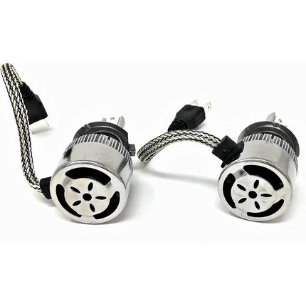 Lampadine led cob fari per auto H7 luce bianca fredda 6000k 12 volt 24 volt luce 360°coppia lampade di ricambio - enzoled