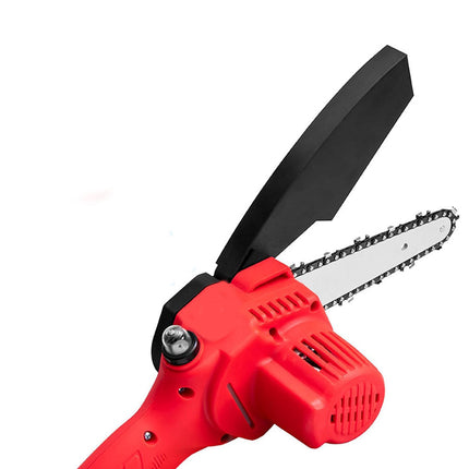 Motosega con lama da 6” pollici doppia batteria 48v ricaricabile tagliarami giardinaggio elettrosega - enzoled