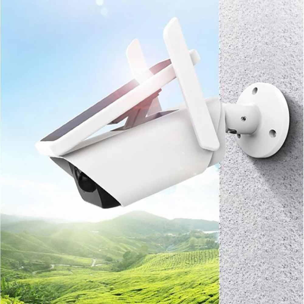 Telecamera Wifi Hd 1080p 2mpx videocamera wireless ricaricabile con pannello solare visione notturna controllo da app smartphone IP66 moscion detector - enzoled