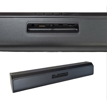 Cassa speaker bluetooth 5.0 ricaricabile soundbar con luci led rgb ingresso aux usb sd - enzoled