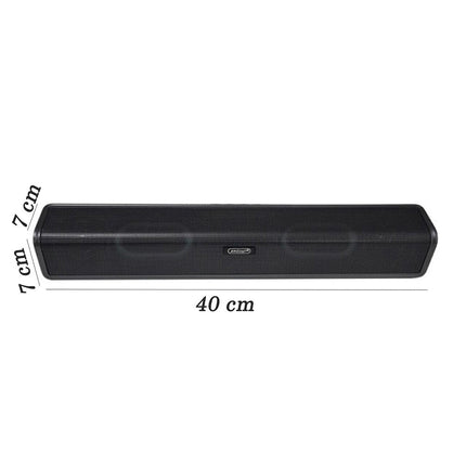 Cassa speaker bluetooth 5.0 ricaricabile soundbar con luci led rgb ingresso aux usb sd - enzoled