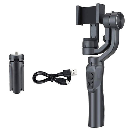 Stabilizzatore gimbal per smarphone a 3 assi bastone per selfie con telecomando integrato con app anti vibrazioni rotazione 360° con zoom - enzoled