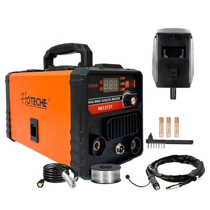 Saldatrice inverter 350 ampere elettrica con display digitale per saldature con accessori - enzoled