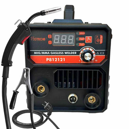 Saldatrice inverter 350 ampere elettrica con display digitale per saldature con accessori - enzoled