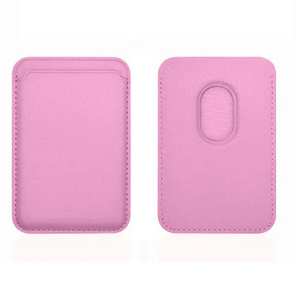Porta carta di credito  in ecopelle magnetico compatibile per cellulare iPhone e cover portacarte calamitato - enzoled