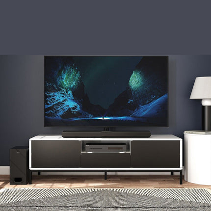 Soundbar con subwoofer per tv bluetooth 240 watt 2.1CH ingresso ottico sistema audio surround con telecomando - enzoled
