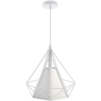 Lampadario da soffitto pendente a sospensione a forma di diamante con portalampada E27 - enzoled