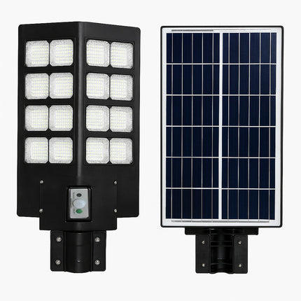 Lampione faro pannello solare 1600W con palo sensore di passaggio IP66