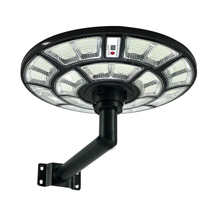 Lampione ufo stradale 360¡ã 2000 watt faro con pannello solare con sensore di movimento e crepuscolare IP65 doppia istallazione - enzoled