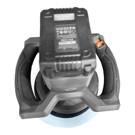 Lucidatrice levigatrice a doppia batteria 21V per auto per lucidare sgrossare levigare la carrozzeria disco 250 mm - enzoled