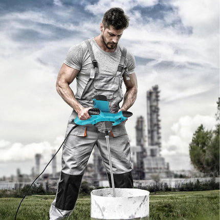 Impastatore elettrico 1860 watt trapano miscelatore con frusta per cemento pittura 6 velocità - enzoled