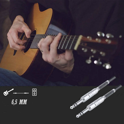 Cavo audio aux jack 6.5 mm maschio 10 metri per tastiera chitarra basso amplificatore mixer - enzoled