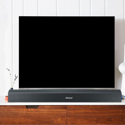 Soundbar bluetooth 120 watt uscita aux usb con subwoffer integrato uscita rca cassa altoparlante con telecomando - enzoled