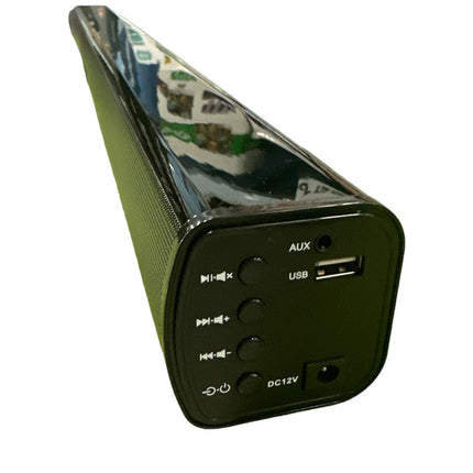 Soundbar bluetooth 120 watt uscita aux usb con subwoffer integrato uscita rca cassa altoparlante con telecomando - enzoled