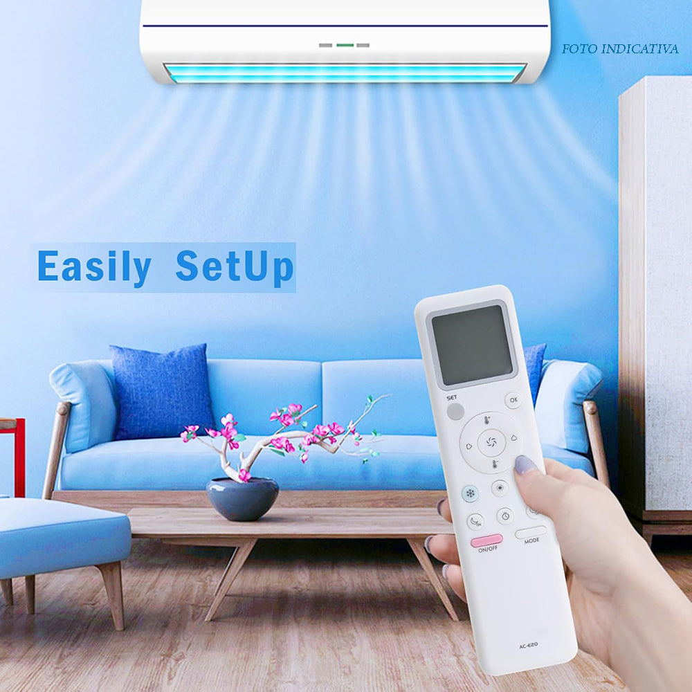Telecomando per condizionatore universale per climatizzatori con timer - enzoled