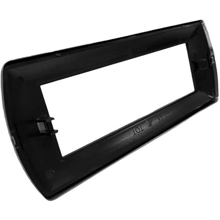 Placchetta in metallo a 3 4 7 posti argento lucido cassetta 503 compatibile con living international supporto cover - enzoled