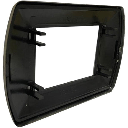 Placchetta in metallo a 3 4 7 posti bronzo cassetta 503 compatibile con living international supporto cover - enzoled