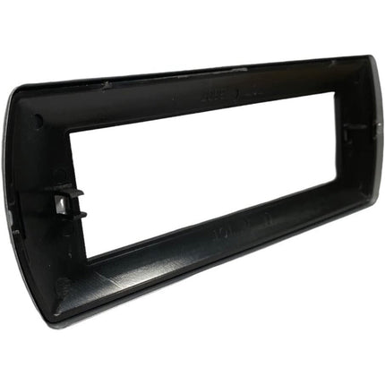 Placchetta in metallo a 3 4 7 posti grigio chiaro cassetta 503 compatibile con living international supporto cover - enzoled