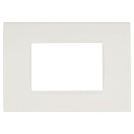 Placchetta a 3 4 7 posti bianca cassetta 503 compatibile con living light supporto cover - enzoled