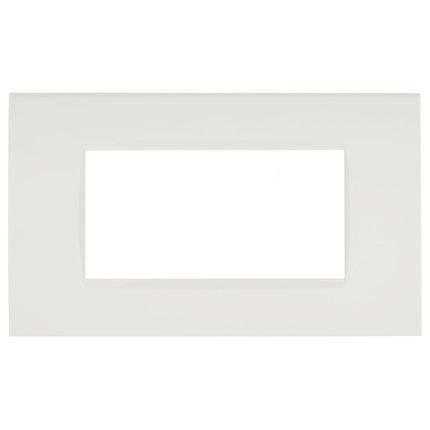 Placchetta a 3 4 7 posti bianca cassetta 503 compatibile con living light supporto cover - enzoled