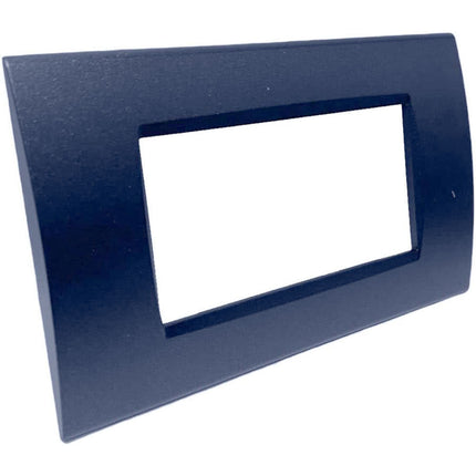 Placchetta a 3 4 7 posti blu navy cassetta 503 compatibile con bticino living light supporto cover - enzoled