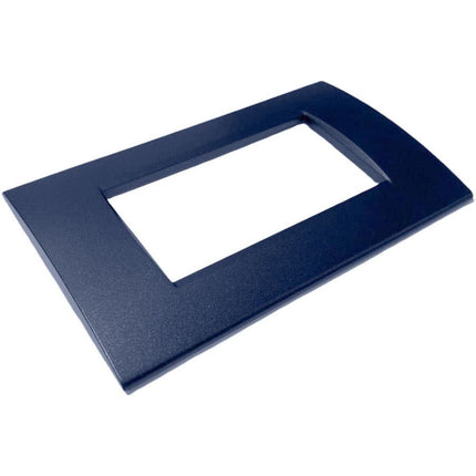 Placchetta a 3 4 7 posti blu navy cassetta 503 compatibile con bticino living light supporto cover - enzoled