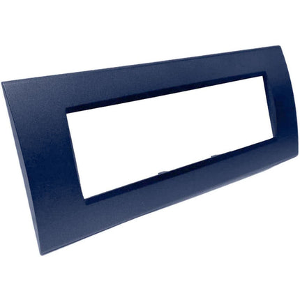 Placchetta a 3 4 7 posti blu navy cassetta 503 compatibile con bticino living light supporto cover - enzoled