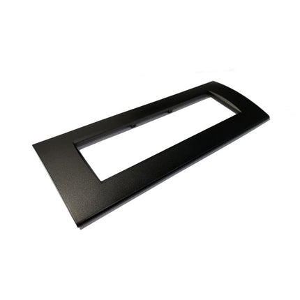 Placchetta a 3 4 7 posti nera cassetta 503 compatibile con living light supporto cover - enzoled