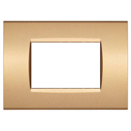 Placchetta a 3 4 7 posti sabbia cassetta 503 compatibile con living light supporto cover - enzoled