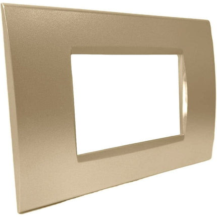 Placchetta a 3 4 7 posti sabbia cassetta 503 compatibile con living light supporto cover - enzoled