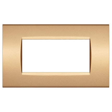 Placchetta a 3 4 7 posti sabbia cassetta 503 compatibile con living light supporto cover - enzoled