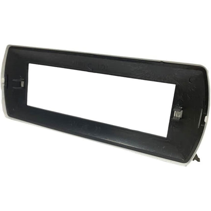 Placchetta  in metallo a 3 4 7 posti bianca cassetta 503 compatibile con living international supporto cover - enzoled