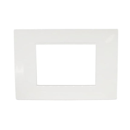 Placchetta per interruttore a 3 4 7 posti bianca cassetta 503 compatibile con vimar plana supporto cover - enzoled