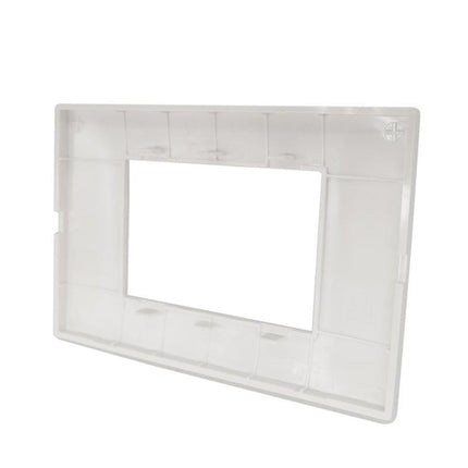 Placchetta per interruttore a 3 4 7 posti bianca cassetta 503 compatibile con vimar plana supporto cover - enzoled