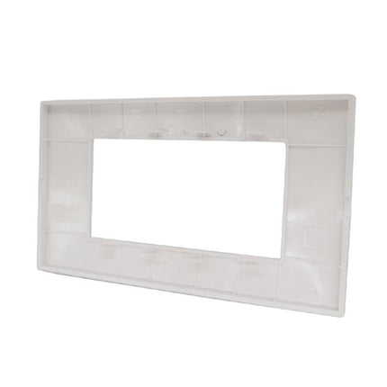 Placchetta per interruttore a 3 4 7 posti bianca cassetta 503 compatibile con vimar plana supporto cover - enzoled