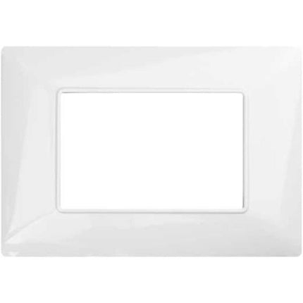 Placchetta per interruttore a 3 4 7 posti bianco cassetta 503 compatibile con matix supporto cover - enzoled