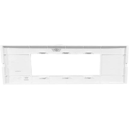 Placchetta per interruttore a 3 4 7 posti bianco cassetta 503 compatibile con matix supporto cover - enzoled