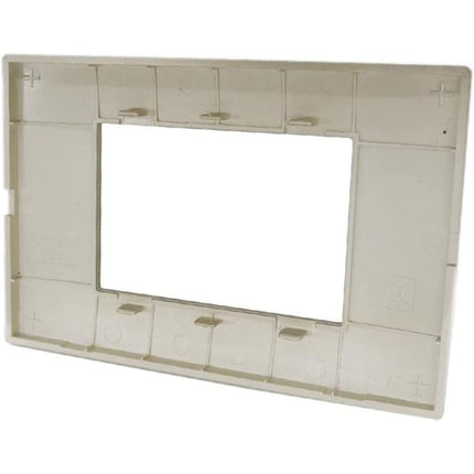 Placchetta per interruttore a 3 4 7 posti champagne cassetta 503 compatibile con vimar plana supporto cover - enzoled